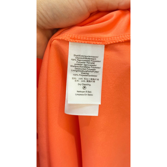 DKNY Women's Coral Wrap Midi Dress with Ruched Sleeves Size 4- Retail Price $140 - Picture 7 of 12